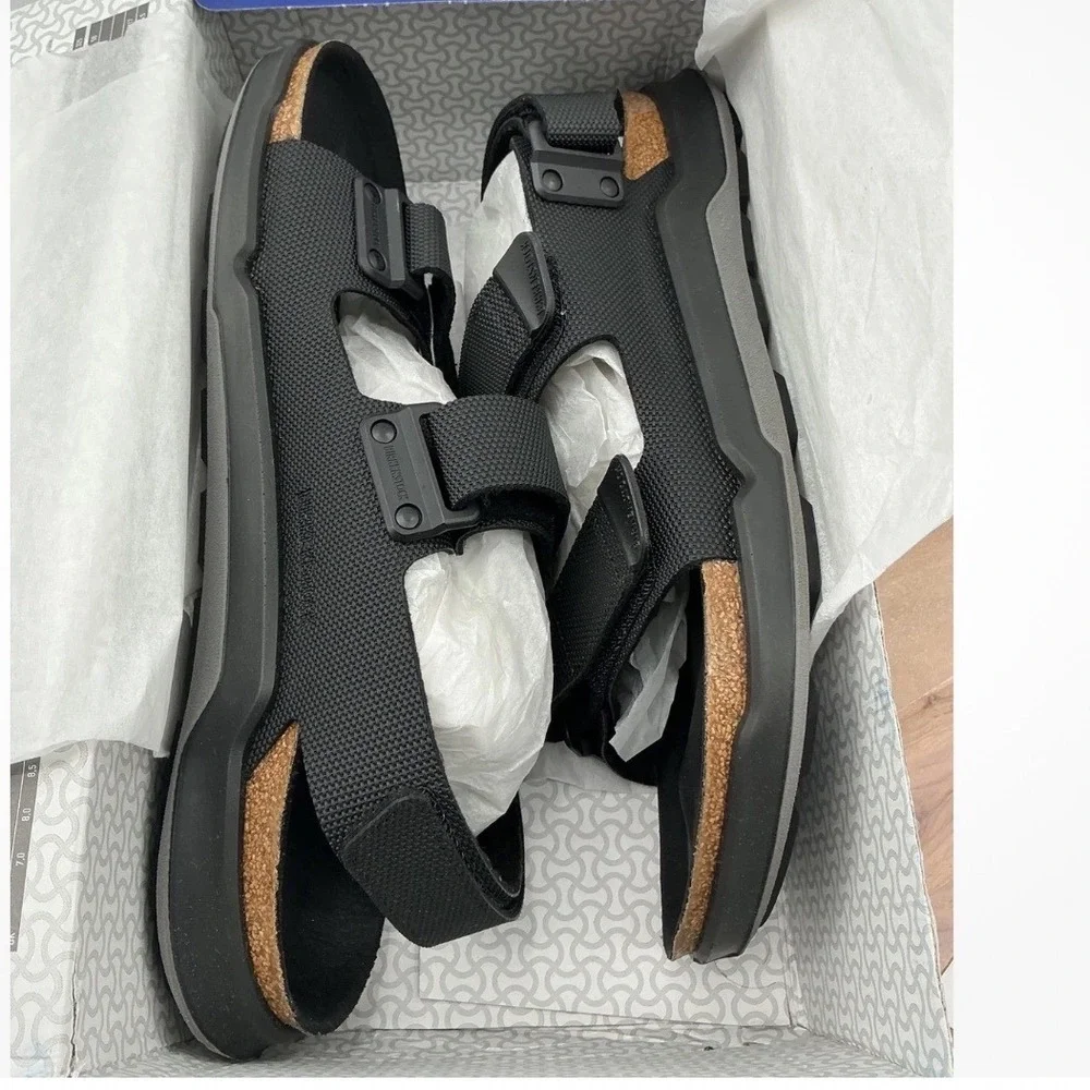 Birkenstock Atacama Mens Black Birko-Flor Sandals EU 46 US 13 L13 M13 1013755